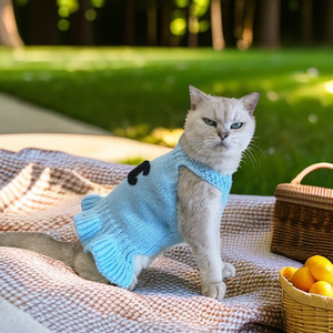 Suéter Clásico para Perro en Color Sólido, Personalizado, para Otoño e Invierno, Ropa para Mascotas - Product Image 4