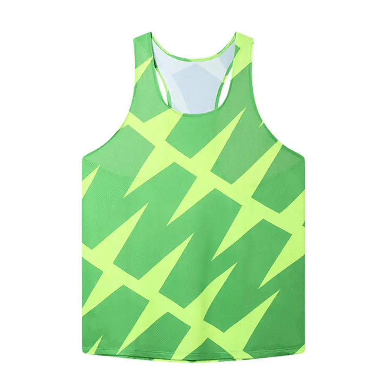 Customized breathable quick drying sleeveless fitness vest for men's sports vest