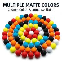 Balles de golf personnalisées OEM avec logo, finition mate, en Surlyn, deux pièces, anti-reflet, haute visibilité, pour entraînement et tournoi, vente en gros
