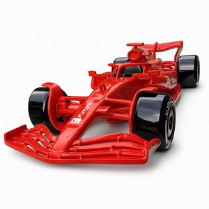 Sculpture réaliste en fibre de verre et résine de voiture de course F1 grandeur nature 1:1, modèle de voiture de Formule 1 de style européen en PRV pour salle d'exposition et centre commercial - Product Image 1