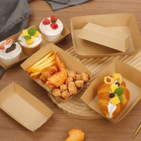 Boîtes d'emballage alimentaire jetables biodégradables en papier kraft personnalisées pour bento, repas à emporter et brunch, à prix fabricant