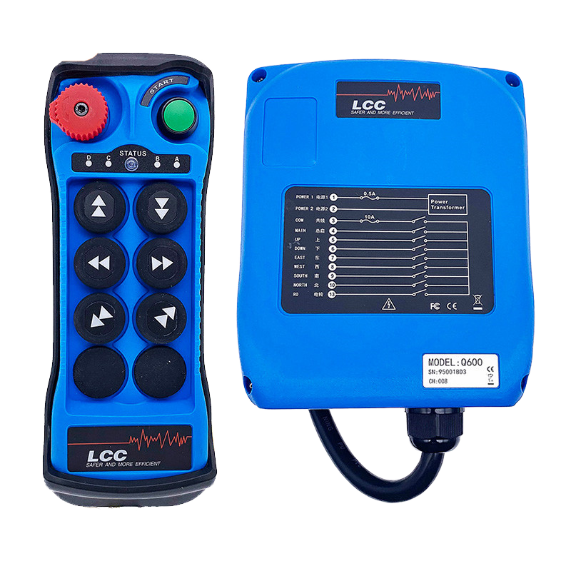 For Brand Q600 Learning Code Waterproof RF Wireless <strong>Switch</strong> Juuko Radio <strong>Remote</strong> <strong>Control</strong> with 6 Buttons and <strong>100m</strong> <strong>Range</strong> for Crane