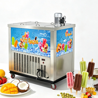 Máquina para Hacer Helados y Paletas de Fruta de Alta Productividad con 4 Moldes, Producción Diaria de 7680 Piezas con Varios Moldes, Nueva