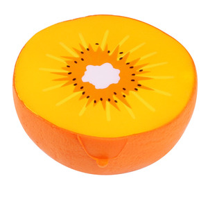 Kiwi Shaped PU Foam Fidget Toy with Slow <b>Rebound</b> for 2-4 Year Olds Unisex - Product Image 3