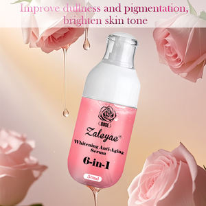 Suero Blanqueador y Antienvejecimiento Zaleyae <span class=keywords><strong>Rose</strong></span> 6 en 1, Antiarrugas, Atenúa Líneas Finas, Hidratante, Repara la Piel Opaca, Esencia para el Cuidado Facial, 50 ml - Product Image 5