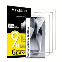 3 Pack pour Samsung Galaxy S21 S22 S23 S24 S25 Ultra Plus Protecteur d'écran en verre trempé
