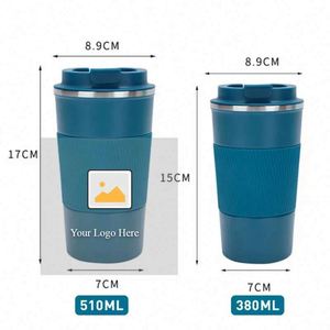 แก้วกาแฟอัจฉริยะควบคุมอุณหภูมิสำหรับรถยนต์/รถบรรทุก แก้วเดินทางแบบอุ่นร้อนด้วยไฟฟ้า ความจุ 510 มล. ทำจากสแตนเลสสตีล พร้อมระบบควบคุมอุณหภูมิอัจฉริยะ - Product Image 2