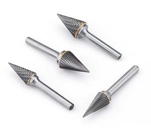 Rebaba de carburo de tungsteno de 1/4 pulgadas, Lima rotativa de carburo de doble corte, cortador de metal - Product Image 4