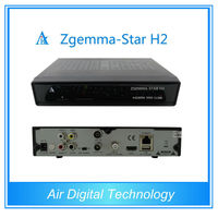 Zgemma-Star H2 Récepteur satellite à canaux libres Full HD 1080P Dual Core Linux OS E2 DVB-S2 + T2/C Twin Tuners