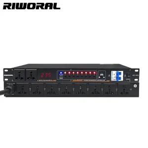 AS810 30A Audio Power Conditioner 8 Channel Power Management Sequencer with Separate Air Switch Power Sequence Controller
