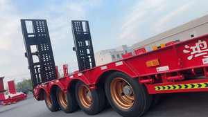 Semirremolque de Plataforma Baja de 3 Ejes, 80T 100T, en Venta - Product Image 5