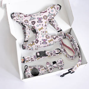 Pequeño MOQ Navidad popular perro arnés collar y correa mascota boutique mercado Venta caliente productos para perros - Product Image 2
