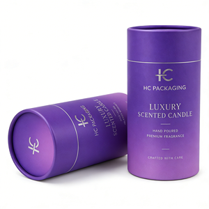 OEM Rigid Cylinder Paper <b>Box</b> For Luxury Scented Candle Packaging Custom Cardboard Tube Gift Case Custom Logo Factory Diector - Product Image 3