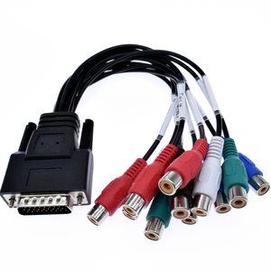 Tùy chỉnh dây nịt 1 kéo 11 hdb26 db26 Nam đến 11 RCA nữ thu thập dữ liệu âm thanh cáp D-<span class=keywords><strong>SUB</strong></span> - Product Image 1