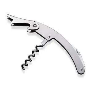 Customized Logo Abridor De Botella Collapsible Multifunction Metal Corkscrew Abridor De Vinos