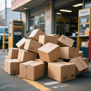 Tùy chỉnh giấy carton-Linh hoạt như lưu trữ hộp các tông, hộp đóng gói & bưu kiện vận chuyển hộp - Product Image 4