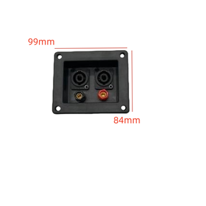 4 vías 99-84mm ABS cobre puro resorte taza alambre altavoz ICs conexión terminal caja conector - Product Image 5