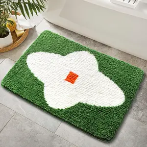 Floral Decorative Kitchen Mats Set of 2, Non-Slip Absorbent Rug Comfor –  Modern Rugs and Decor