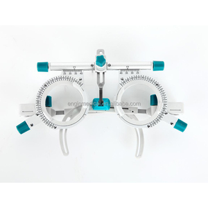 Équipement d'optométrie professionnel, boîte de test de la vue ophtalmique, ensembles de lentilles d'essai optiques, monture d'essai, monture de lentilles d'essai en titane - Product Image 5