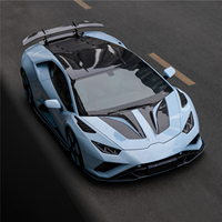 Pare-chocs avant de voiture en carbone sec sur mesure pour Lamborghini Huracan EVO RWD Style 2020 + lèvre avant de pare-chocs