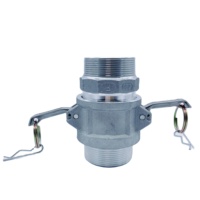 Conector Camlock tipo C y tipo B con acoplamiento de accesorios de tubería de rosca NPT BSP