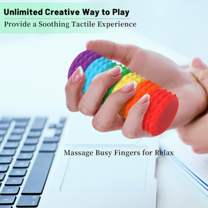 Vô hạn cán cầm tay massager, đồ chơi từ tính để làm dịu cảm xúc, kết hợp nhiều màu sắc, món quà hoàn hảo cho bạn bè - Product Image 4
