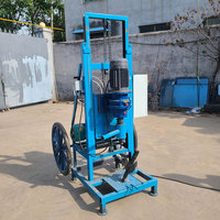 Machine de forage hydraulique portable à moteur diesel très vendue pour le forage de puits d'eau