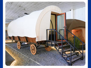 Décoration de Noël extérieure, chariot de chevaux, calèche de mariage, tente de promenade, en tissu Oxford, structure en acier, monocouche, pour la plage - Product Image 5