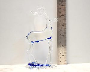 New Handmade High Borosilicate Blown Murano Glass <b>Easter</b> Book Deer Animal Art 3D Form Tiny Glass World From Rajasthan Brand - Product Image 4