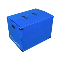 Boîte pliable personnalisée en carton alvéolaire PP, conteneur de stockage en plastique ondulé réutilisable pour la logistique et l'entrepôt