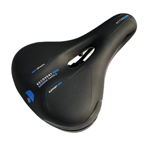 Sillín de Bicicleta de Montaña con Orificio Central, Asiento Acolchado con Absorción de Impactos, Unisex para Adultos, Todas las Estaciones, Negro, Rojo, Azul - Product Image 2