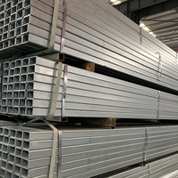 Tube carré ondulé ASTM 40x40 30x30 50x100 en acier galvanisé à chaud pour applications de conduites de pétrole, découpe, soudage, pliage
