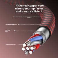 Kabel Data Nilon Anyaman USBA ke Type-C untuk Kamera, Ponsel, Komputer, Kabel USB Pengisian Cepat, Transfer Data