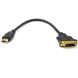 DVI-D female to HDMI male Adapter Converter Use with DVI Cable to Hdmi Socket