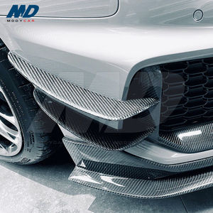 Ailerons de pare-chocs avant en fibre de carbone de style Bkss pour <span class=keywords><strong>Audi</strong></span> <span class=keywords><strong>RS4</strong></span> B9 2017-2019 - Product Image 3