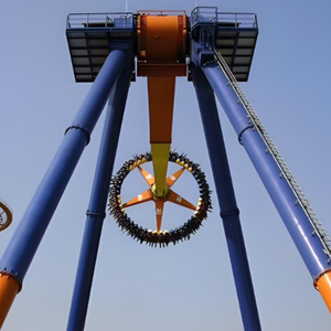 Manèges de parc d'attractions : Manèges rotatifs Super Frisbee Swing, Manèges à <span class=keywords><strong>marteau</strong></span> pendulaire, Manèges rotatifs, Grand manège Frisbee Swing Hammer à vendre - Product Image 5