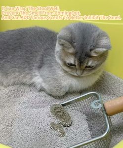 벤지 친환경 100% 천연 벤토나이트 고양이 모래 라벤더 향 냄새 차단 강력 먼지 없는 응고형 5kg 팩 - Product Image 5