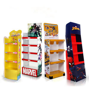 Stand Display Counter Lipat Promosi Makanan Ringan - Template Kardus Kertas Siap Pakai untuk Ritel - Product Image 4