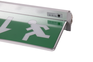 4 Wát lửa an toàn lõm LED khẩn cấp Exit dấu hiệu ánh sáng 3.6V Ni-Cd Pin AC85V-265V nhôm + Acrylic - Product Image 6