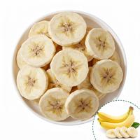 OEM Gehele Gedroogde Bananenchips 1kg Zoet Zonder Toevoegingen voor Thee Kantoor Buiten Ontbijt OEM Verpakking Gedroogd Fruit