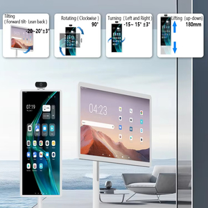 Mobile Stand Roues 32 pouces 1080P 4k Android 12 Smart TV LCD écran tactile wifi Caméra Portable LED Télévision pour Jeux à Domicile - Product Image 6