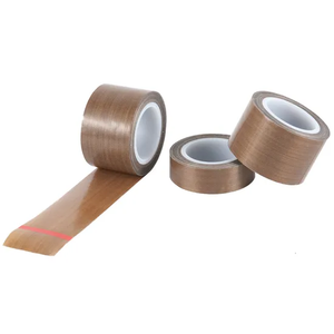 Venta al por mayor Anti alta temperatura adhesivo superficie antiadherente PTFE cinta de fibra de vidrio - Product Image 4