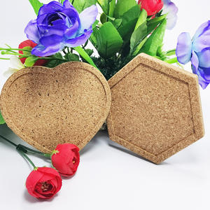 Posavasos de Corcho Irregulares de Dongguan, Prensados en Caliente, de Color Sólido, Promocionales, con Logotipo Imprimible - Product Image 1