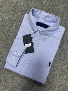 <span class=keywords><strong>Camicia</strong></span> da <span class=keywords><strong>Uomo</strong></span> di Design in 100% Cotone Twill, Anti-Piega e Anti-Pilling, Maniche Lunghe Spazzolate, Elegante e Casual per l'Autunno - Product Image 2