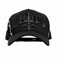 Casquette Papa en Coton 100% avec Logo, Style Édition Limitée Toile d'Araignée, Strass OEM ODM pour Commandes en Gros et Marques de Détail