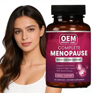 Compléments Santé Ménopause : Capsules Équilibre Hormonal Nuit Douce, Soutien Féminin Complet pour la Ménopause - Product Image 3