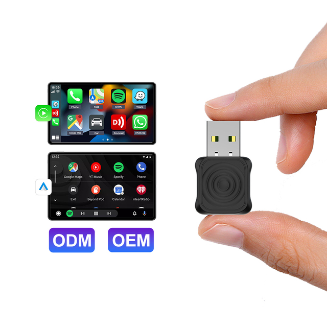 Carla Kit Mini Ultra1 Dual Channel Wireless Carplay and Android Auto Wifi Car Play with Seamless Connection Usb Dongle Ai Box