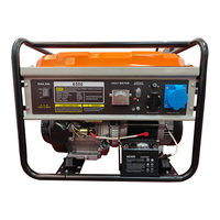 Générateurs à essence de type ouvert 1200W 3kW 4500W 6500W 8500W avec démarreur électrique, monophasé/triphasé