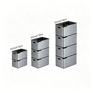 Générateur <span class=keywords><strong>solaire</strong></span> empilable |   Station <span class=keywords><strong>solaire</strong></span> MPPT 2500W à onde sinusoïdale pure avec batterie LiFePo4, connexion parallèle RS485, portable - Product Image 4