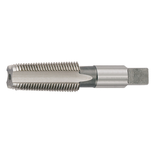 Macho de roscar estándar TA1355 NPT 1/2 14 TPI para tuberías y conductos, para orificios ciegos, dientes rectos, acabado brillante - Product Image 1